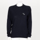 Armani grantowy sweter męski n naszywkami