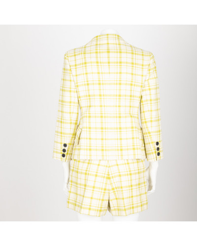 Dior komplet w zieloną kratę