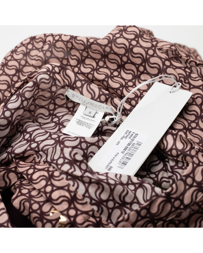 Stella McCartney plażowa narzutka różową we wzór