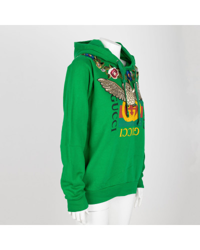 Gucci zielona bluz a z sową