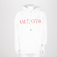 Valentino Bluza biała z logo