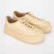 Jil Sander Buty bezowe na platformie