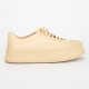 Jil Sander Buty bezowe na platformie