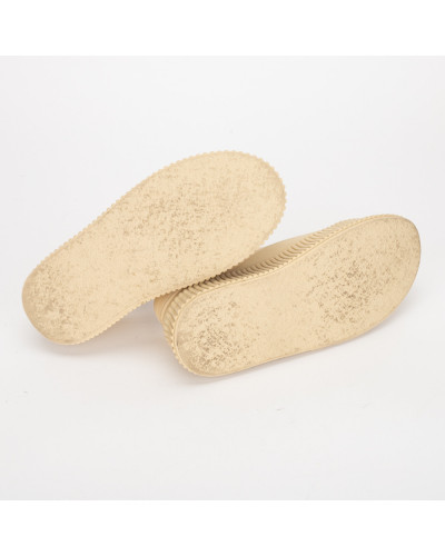 Jil Sander Buty bezowe na platformie