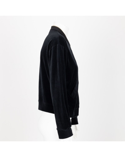 Pinko Bluza czarna aksamitna