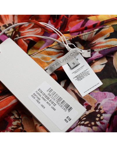 Stella McCartney plażowa narzutka w kwiaty