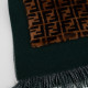 Fendi Szalik zielony z logo
