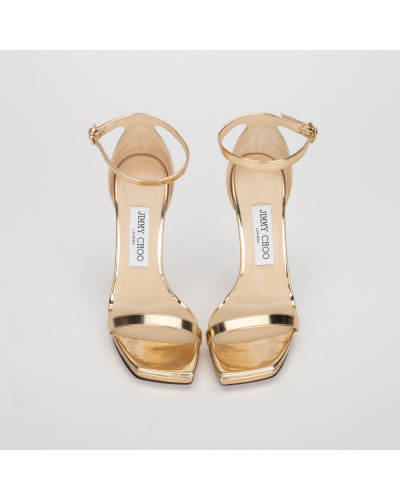 Jimmy Choo Sandały złote