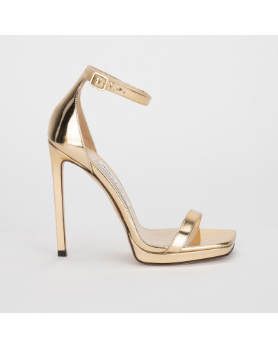 Jimmy Choo Sandały złote
