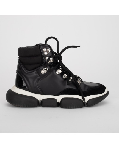 Moncler Buty czarne wysokie