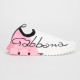 Dolce & Gabbana Buty sportowe biało różowe