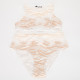 Stella McCartney set satynowy w beżową zebrę