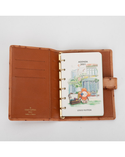 Louis Vuitton agenda ze strusia
