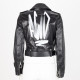 Off-White Kurtka czarina skórzana