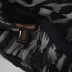 Roberto Cavalli czarno-biała chusta pantera