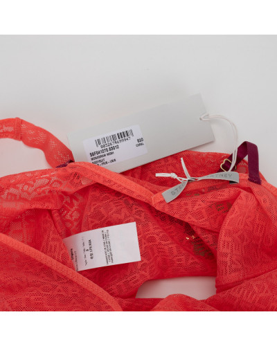 Stella McCartney Koralowe body w logo
