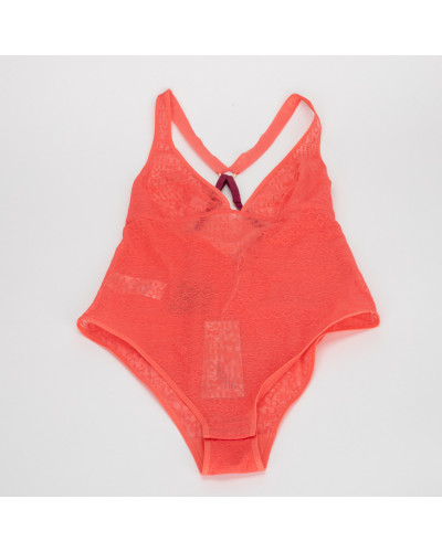 Stella McCartney Koralowe body w logo
