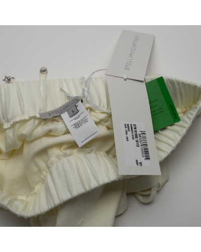 Stella McCartney Kremowe spodenki z gwiazdkami