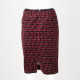 Dsquared2 spódnica tweedowa we wzór