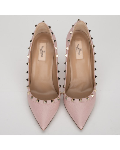 Valentino Szpilki różowe rockstud