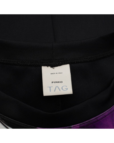 Pinko Bluza czarna z aplikacja