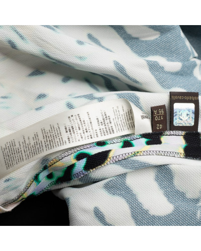 Roberto Cavalli Sukienka czarna we wzór