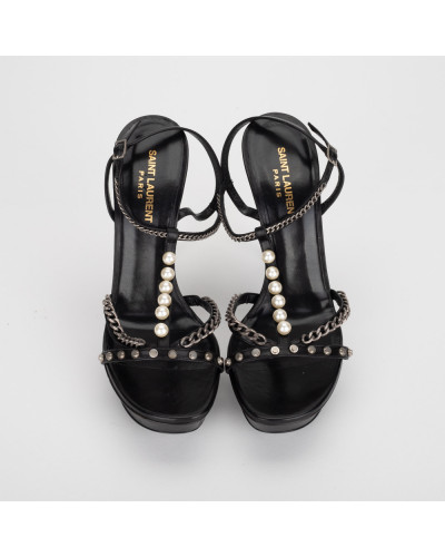 Saint Laurent  Szpilki z perłami