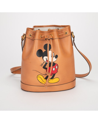 Gucci Torebka brązowa z myszka Mickey