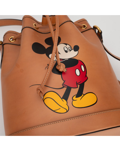 Gucci Torebka brązowa z myszka Mickey
