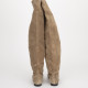 Isabel Marant Kozaki zamszowe khaki
