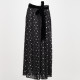 The Kooples Spódnica czarna w grochy