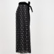 The Kooples Spódnica czarna w grochy