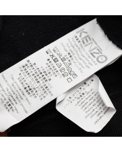 Kenzo Bluza czarna. logo