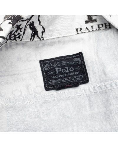 Ralph Lauren Kurtka we wzory czarno białe