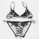 Stella McCartney Komplet w zebrę