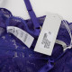 Stella McCartney fioletowe koronkowe budy