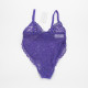 Stella McCartney fioletowe koronkowe budy