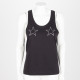 Stella McCartney czarna bluzka z gwiazdkami