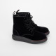 Alexander McQueen Buty czarne aksamitne