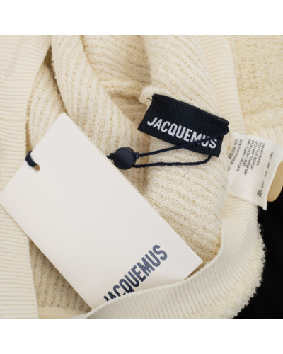 Jacquemus Bluzka kremowa ręcznikowa