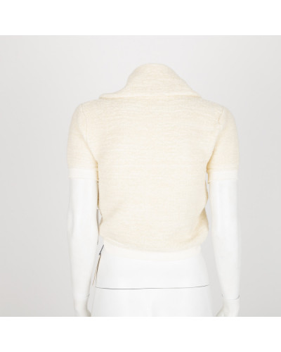 Jacquemus Bluzka kremowa ręcznikowa