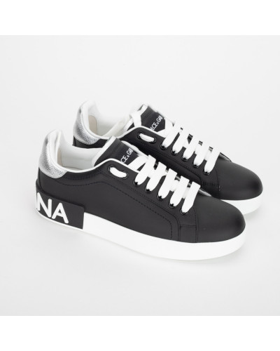 Dolce & Gabbana Buty sportowe czarne z logo