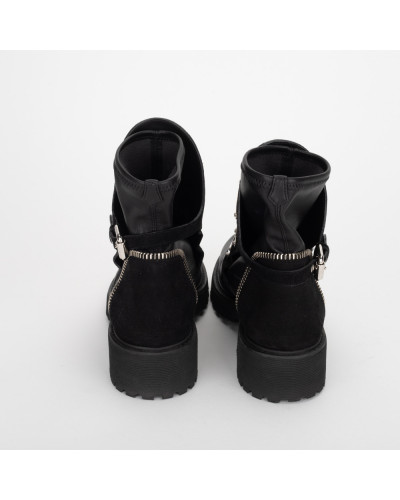 Giuseppe Zanotti  Buty na platformie ze srebrnymi