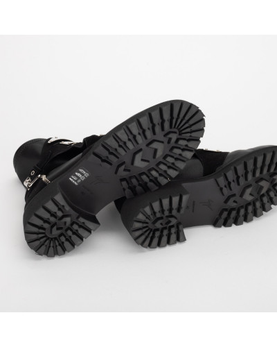 Giuseppe Zanotti  Buty na platformie ze srebrnymi