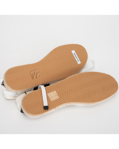 Armani Espadryle białe wiązane