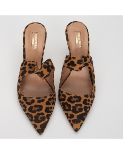 Aquazzura Szpilki w panterkę