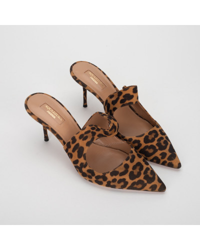 Aquazzura Szpilki w panterkę