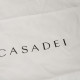 Casadei Koturny białe ze złotą podeszwą