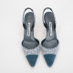 Manolo Blahnik  Buty NIEBIESKIE