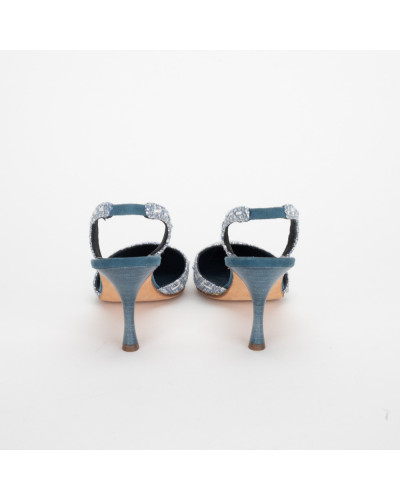Manolo Blahnik  Buty NIEBIESKIE